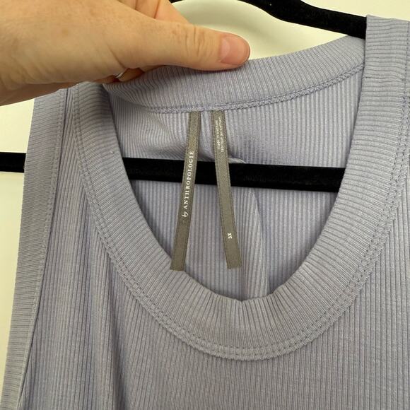 Anthropologie The Keeley Twofer Midi Dress in Periwinkle Blue Plus Size 3X - Picture 10 of 10